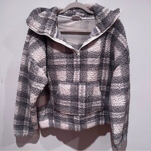 Olive & Oak Gray Sherpa Jacket